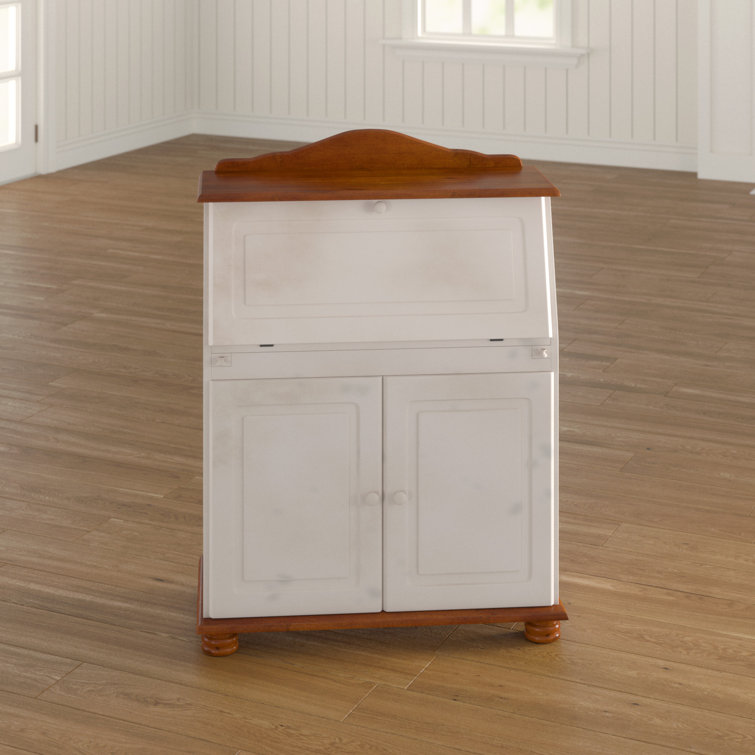 Three Posts Benedetto Solid Wood Secretary Desk Reviews Wayfair.ie